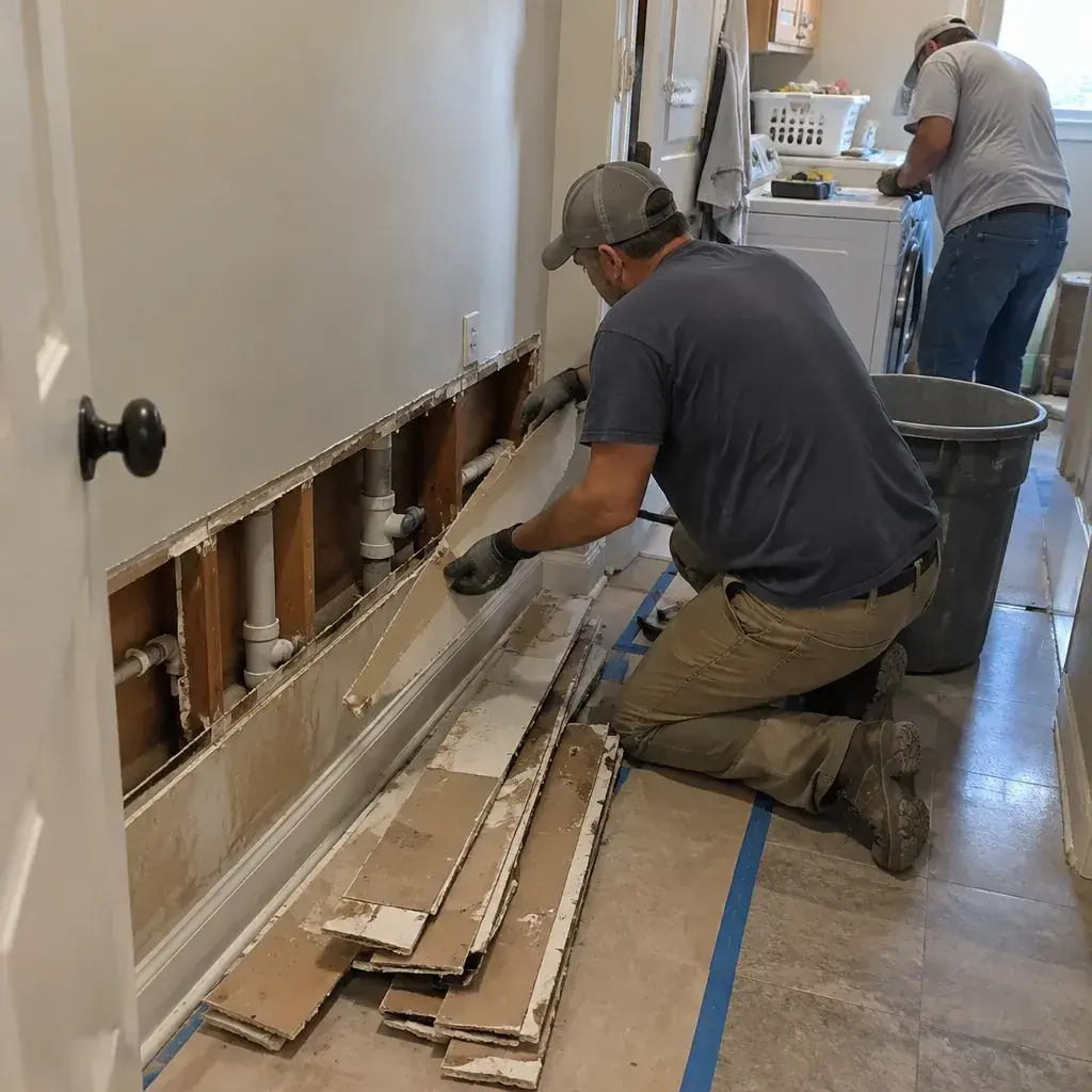 PVC Water Pipe Burst Repair damaged pipe in Nampa, ID