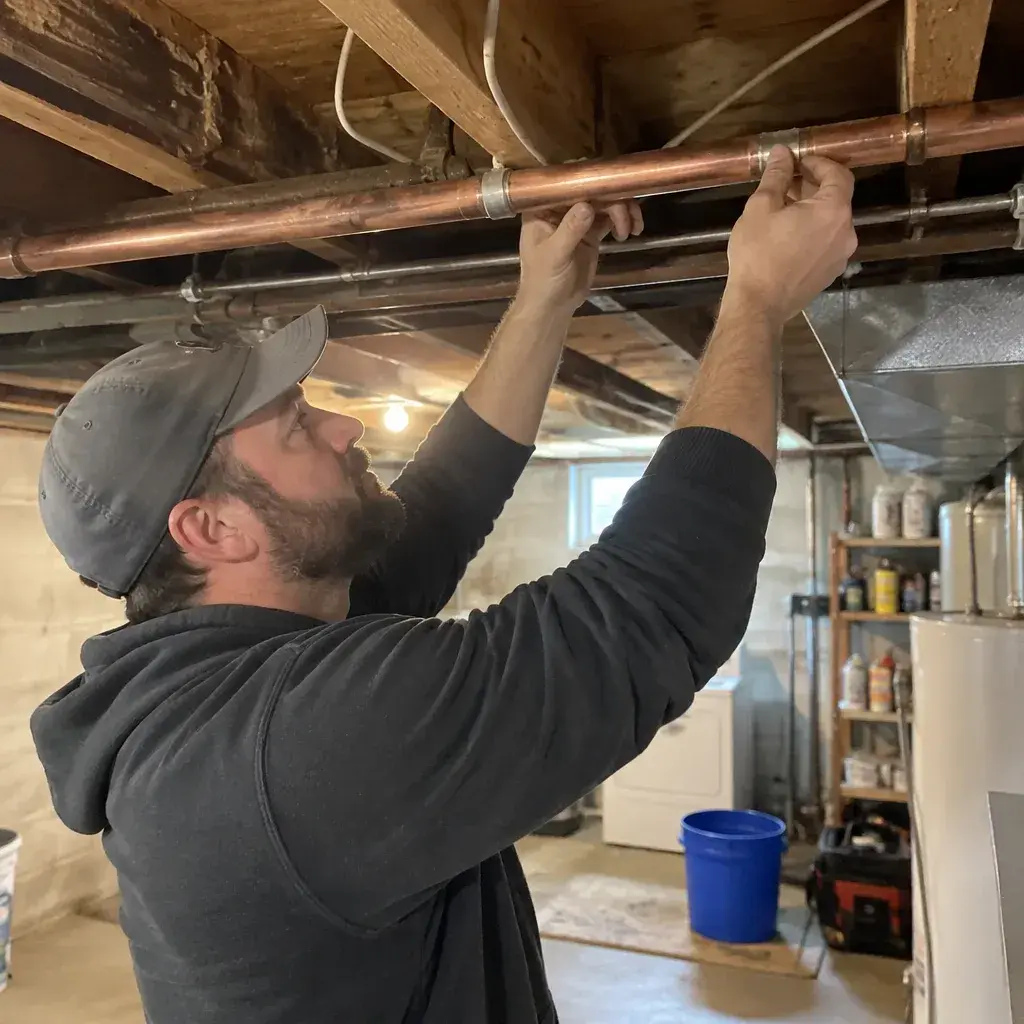 Copper Pipe Burst Repair damaged pipe in Nampa, ID